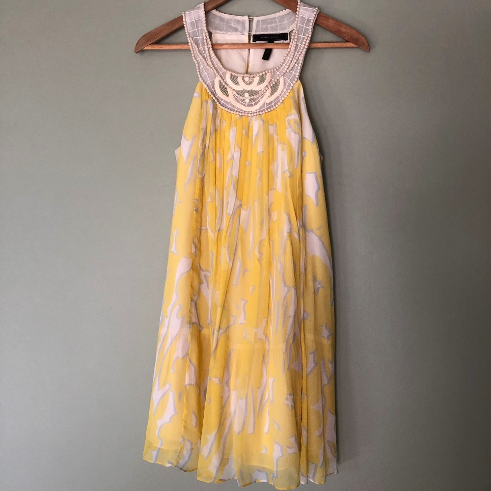 BCBG Detailed Trapeze Dress